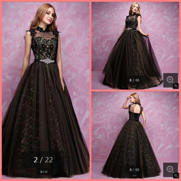 vestidos de festa 2020 black lace ball gown prom dress high neckline sleeveless beading open back prom gowns formal evening party dress
vestidos de festa 2020 black lace ball gown prom dress high neckline sleeveless beading open back prom gowns formal evening party dress