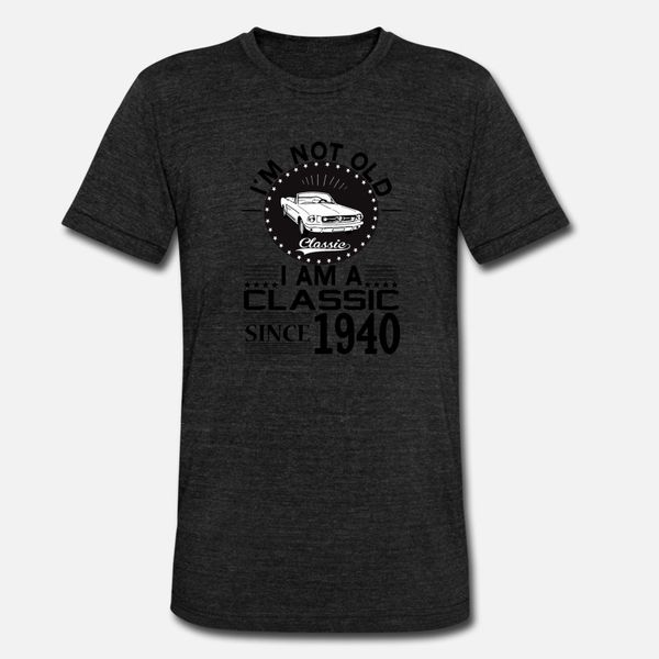 classic since 1940 t shirt men customized cotton s-3xl standard sunlight new style spring letter shirt
classic since 1940 t shirt men customized cotton s-3xl standard sunlight new style spring letter shirt