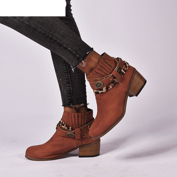 2020 autumn women's boots fashion shallow mouth thick-heel low boots retro round mid-heel casual women's boots, Black
2020 autumn women's boots fashion shallow mouth thick-heel low boots retro round mid-heel casual women's boots, Black