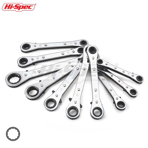 hi-spec 8pc 6-22mm metric offset torque wrench tool set double end ratchet wrenches spanner ring key set multitool universal key
hi-spec 8pc 6-22mm metric offset torque wrench tool set double end ratchet wrenches spanner ring key set multitool universal key