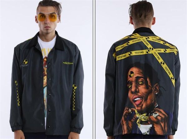 long sleeve asap rapper rocky autumn mens coats hiphop fashion outerwear mens nagri designer jackets stand collar, Black;brown
long sleeve asap rapper rocky autumn mens coats hiphop fashion outerwear mens nagri designer jackets stand collar, Black;brown