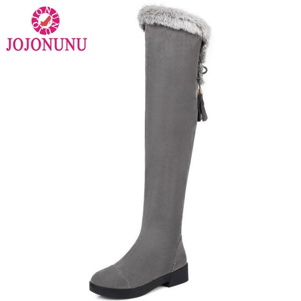 boots fitwee women round toe flat over knee woman suede leather cross strap long botas warm fur winter shoes size 34-43, Black
boots fitwee women round toe flat over knee woman suede leather cross strap long botas warm fur winter shoes size 34-43, Black