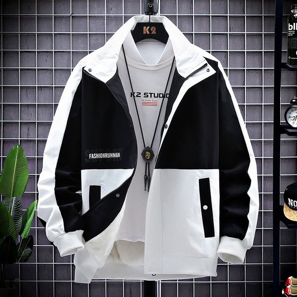 men's jacket for teenagers 2020 spring new korean style trendy handsome all-match slim fit fashionable men's jacket trendy, Black;white
men's jacket for teenagers 2020 spring new korean style trendy handsome all-match slim fit fashionable men's jacket trendy, Black;white