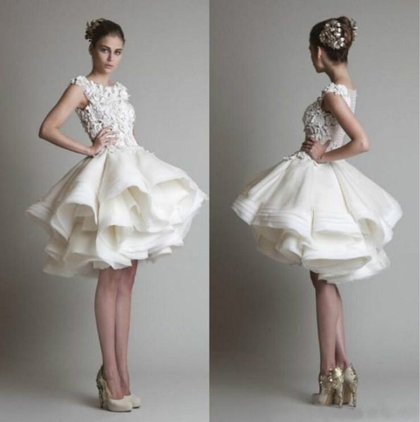 1950's style short wedding dresses bateau lace beach tiers outdoor floral spring knee length bridal gowns lace ball gown vestido de nov, White
1950's style short wedding dresses bateau lace beach tiers outdoor floral spring knee length bridal gowns lace ball gown vestido de nov, White