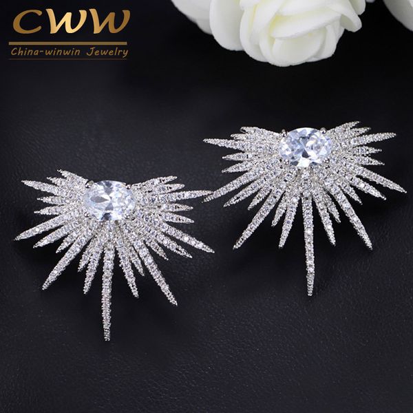 cwwzircons new big 925 sterling silver earrings jewelry stud dragonfly cubic zirconia stone fashion brand earring cz255, Golden;silver
cwwzircons new big 925 sterling silver earrings jewelry stud dragonfly cubic zirconia stone fashion brand earring cz255, Golden;silver