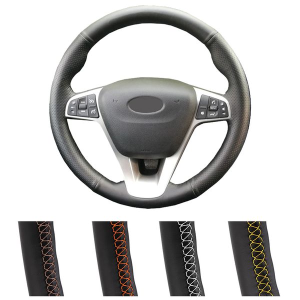 car diy steering wheel cover black artificial leather for lada vesta 2020 2020 xray 2020-2020
car diy steering wheel cover black artificial leather for lada vesta 2020 2020 xray 2020-2020