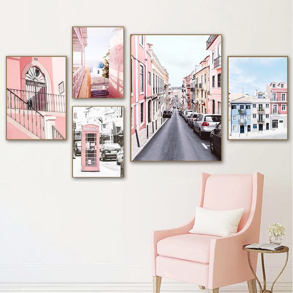 nordic painting building canvas poster landscape print fashion paintings pink prints wall pictures for girl bedroom home decor
nordic painting building canvas poster landscape print fashion paintings pink prints wall pictures for girl bedroom home decor