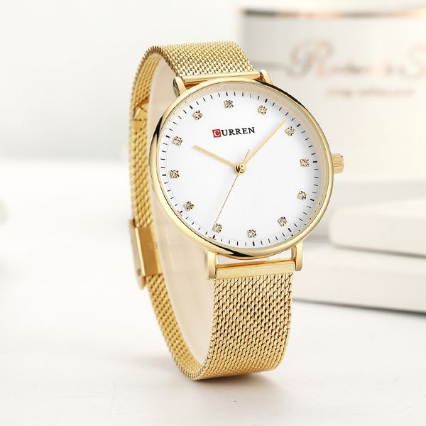 curren fashion watch women watches ladies stainless steel bracelet watches female relogio feminino montre femme, Slivery;brown
curren fashion watch women watches ladies stainless steel bracelet watches female relogio feminino montre femme, Slivery;brown