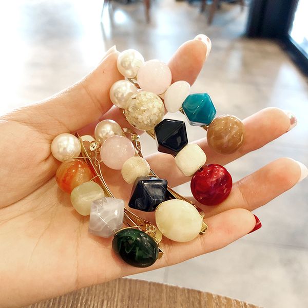 new style natural stone bead hair clip pearl stone spring summer jewelry clip women girls long side clip-style hai, Golden;silver
new style natural stone bead hair clip pearl stone spring summer jewelry clip women girls long side clip-style hai, Golden;silver