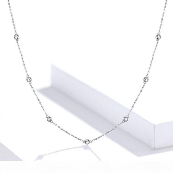 valentine's day gift 925 sterling silver bright zircon simple necklace long chain link clavicle necklace for women wedding exquisite je
valentine's day gift 925 sterling silver bright zircon simple necklace long chain link clavicle necklace for women wedding exquisite je