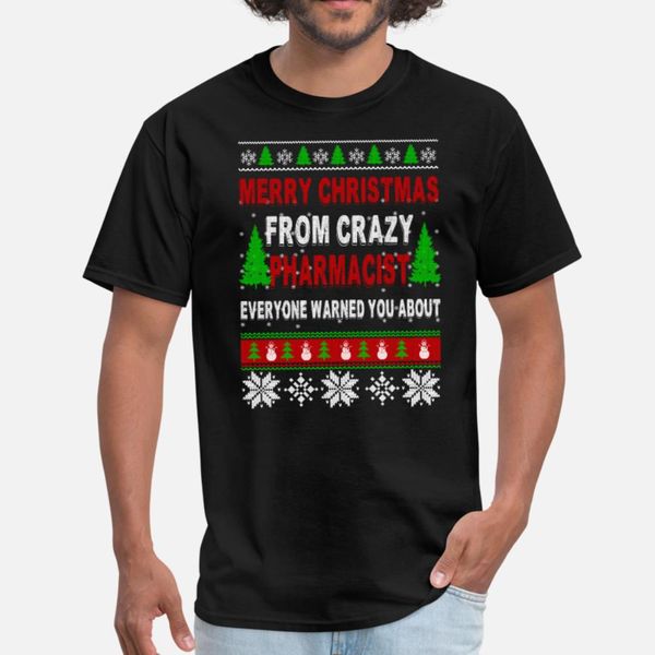 merry christmas from crazy pharmacist t shirt men personalized cotton round collar standard gift funny casual summer original shirt
merry christmas from crazy pharmacist t shirt men personalized cotton round collar standard gift funny casual summer original shirt