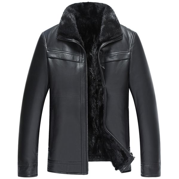 genuine leather jacket men winter real coat mens short sheepskin coat 2020 chaqueta cuero hombre ag806 kj1116, Black
genuine leather jacket men winter real coat mens short sheepskin coat 2020 chaqueta cuero hombre ag806 kj1116, Black
