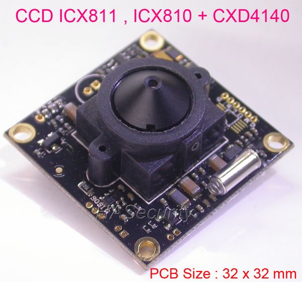 cameras 3.7mm lens 32x32mm pcb effio-e 1/3" sony super had ccd icx810 , icx811 sensor + cxd4140 cctv camera board module +osd cable
cameras 3.7mm lens 32x32mm pcb effio-e 1/3" sony super had ccd icx810 , icx811 sensor + cxd4140 cctv camera board module +osd cable