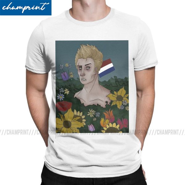 men's t-shirt aph netherlands and his flowers funny tees axis powers hetalia anime world t shirt round collar clothing printed
men's t-shirt aph netherlands and his flowers funny tees axis powers hetalia anime world t shirt round collar clothing printed