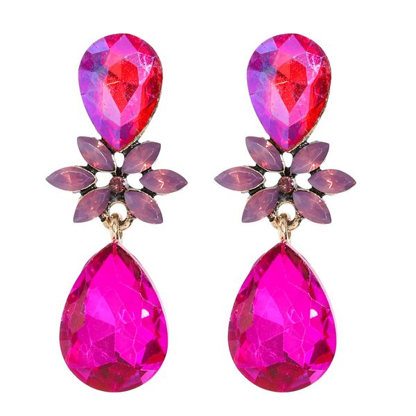 women sparkly dangle earring glass drill flower dangle earring bohemian style women party birthday christmas gift ins colorful earrings, Silver
women sparkly dangle earring glass drill flower dangle earring bohemian style women party birthday christmas gift ins colorful earrings, Silver