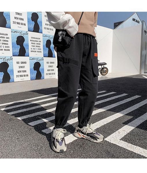 hip pop designer clothing mens multi-pocket loose cargo pants fashion male patchwork drawstring pants fitness mens, Black
hip pop designer clothing mens multi-pocket loose cargo pants fashion male patchwork drawstring pants fitness mens, Black