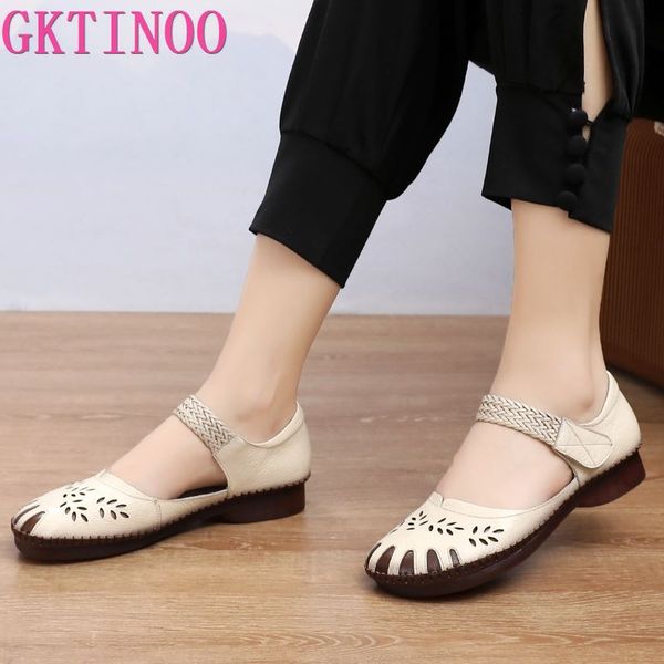 gktinoo hollow genuine leather breathable soft flat sandals summer women shoes woman casual solid buckle strap ladies sandals, Black
gktinoo hollow genuine leather breathable soft flat sandals summer women shoes woman casual solid buckle strap ladies sandals, Black