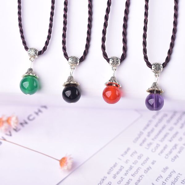 selling natural purple crystal stone beads choker summer color beads pendant necklace women fashion jewelry, Silver
selling natural purple crystal stone beads choker summer color beads pendant necklace women fashion jewelry, Silver