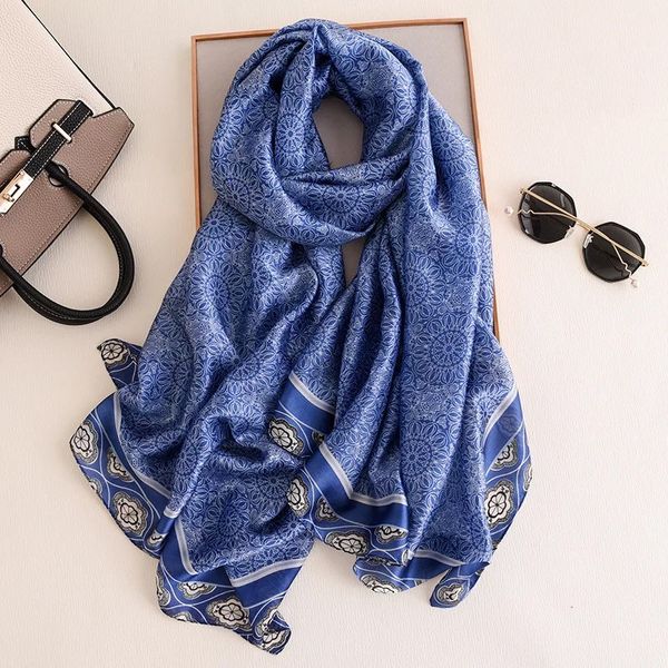 women scarf summer silk scarves shawls lady wraps soft pashimina female beach bandana foulard femme stoles, Blue;gray
women scarf summer silk scarves shawls lady wraps soft pashimina female beach bandana foulard femme stoles, Blue;gray