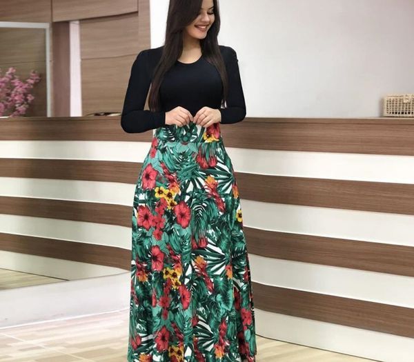 2019 casual maxi bohemian print 4xl 5xl plus size boho summer robe women dress elegant long dresses beach clothes vestidos mx200319, Black;gray
2019 casual maxi bohemian print 4xl 5xl plus size boho summer robe women dress elegant long dresses beach clothes vestidos mx200319, Black;gray