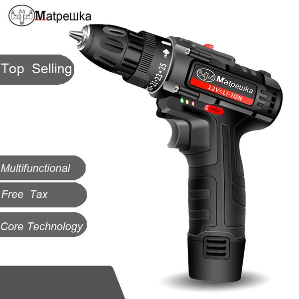 12v electric screwdriver lithium battery rechargeable multi-function screwdriver mini handle cordless drill power tools
12v electric screwdriver lithium battery rechargeable multi-function screwdriver mini handle cordless drill power tools