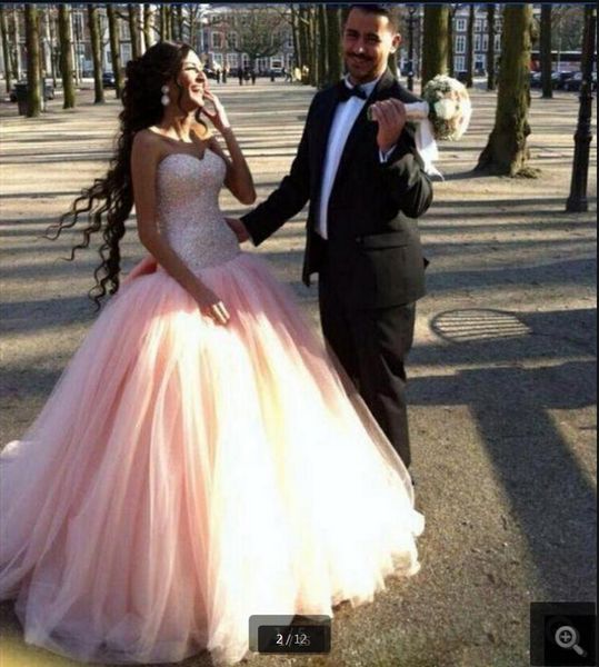 pink tulle ball gowns prom dresses sweetheart long beading evening party formal gowns, Black
pink tulle ball gowns prom dresses sweetheart long beading evening party formal gowns, Black