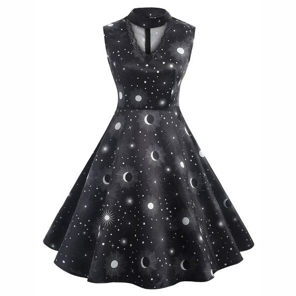 rosetic women gothic dresses vintage black loose polka dots floral lace print female fashion elegant hollow out party dresses, White;black
rosetic women gothic dresses vintage black loose polka dots floral lace print female fashion elegant hollow out party dresses, White;black