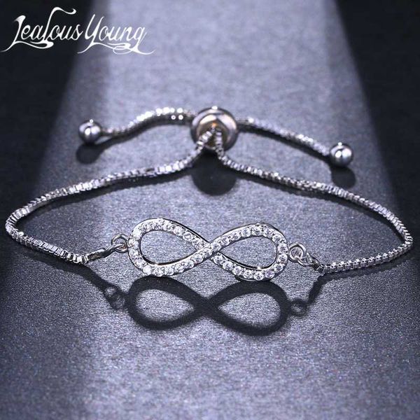 2020 classic infinity adjustable chain bracelets for women inlay zirconia silver color friendship bracelet accessories gifts, Golden;silver
2020 classic infinity adjustable chain bracelets for women inlay zirconia silver color friendship bracelet accessories gifts, Golden;silver