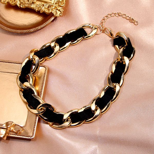 jjfoucs 2020 new design gold link chain necklace for women statement short clavicle winding choker necklace female charm jewelry, Silver
jjfoucs 2020 new design gold link chain necklace for women statement short clavicle winding choker necklace female charm jewelry, Silver