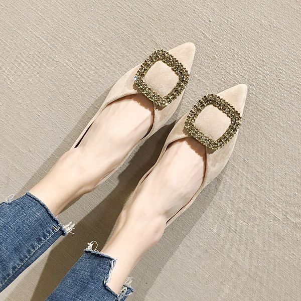 2020 spring ladies flats pointed toe boat shoes faux suede slip on flat shoes gold heels metal ladies women black 8005r
2020 spring ladies flats pointed toe boat shoes faux suede slip on flat shoes gold heels metal ladies women black 8005r