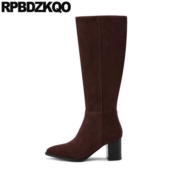 12 44 knee high shoes big size chunky slip on long ladies brown 10 9 brand women winter boots genuine leather suede plus heel, Black
12 44 knee high shoes big size chunky slip on long ladies brown 10 9 brand women winter boots genuine leather suede plus heel, Black