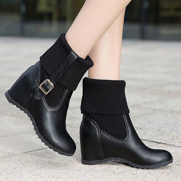 mid calf boots ladies leather shoes 2020 new arrival winter warm shoes short plush female big size 35-43 women's boots, Black
mid calf boots ladies leather shoes 2020 new arrival winter warm shoes short plush female big size 35-43 women's boots, Black
