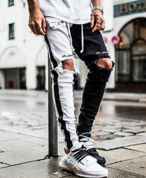 стильный high street biker jeans весна колено отверстия разорванные лоскутная джинсовая tousers мужские дизайнерские джинсы, Blue
стильный high street biker jeans весна колено отверстия разорванные лоскутная джинсовая tousers мужские дизайнерские джинсы, Blue