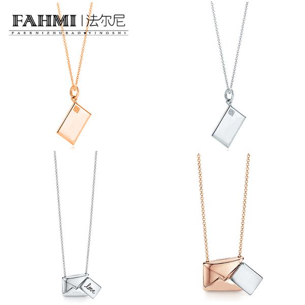 fahmi 925 silver envelope shape personality necklace original jewellery for women anniversary, Golden;silver
fahmi 925 silver envelope shape personality necklace original jewellery for women anniversary, Golden;silver