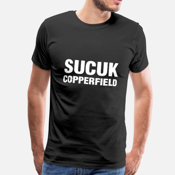 sucuk copperfield funny claim t shirt men designer 100% cotton crew neck outfit fit comfortable spring autumn leisure shirt
sucuk copperfield funny claim t shirt men designer 100% cotton crew neck outfit fit comfortable spring autumn leisure shirt