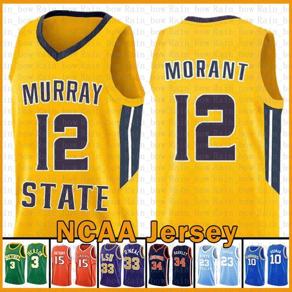 murray state racers university ncaa ja 12 morant lebron 23 james dwyane 3 wade basketball jersey ray 34 allen david 50 robinson gary payton, Black
murray state racers university ncaa ja 12 morant lebron 23 james dwyane 3 wade basketball jersey ray 34 allen david 50 robinson gary payton, Black