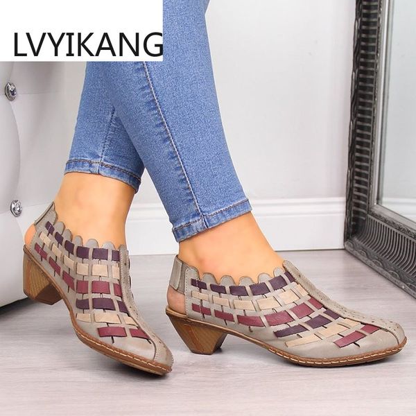 2020 women sandals gladiator summer sandals fashion stitching ladies heel female casual wedges sandalias mujer, Black
2020 women sandals gladiator summer sandals fashion stitching ladies heel female casual wedges sandalias mujer, Black