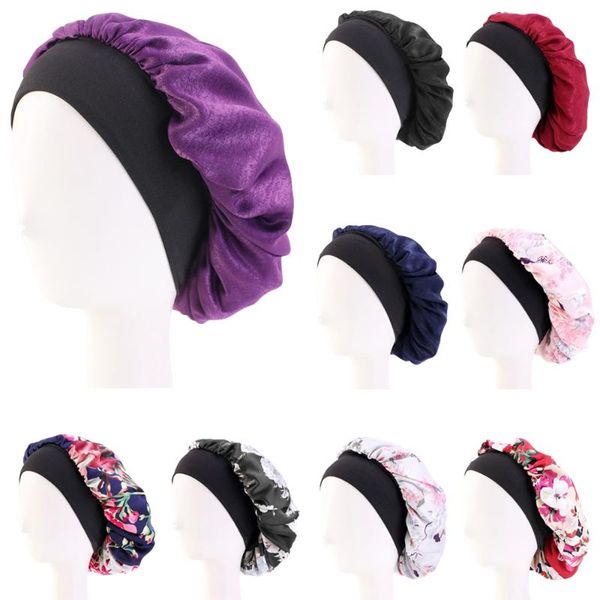women's satin flower printed sleeping hat night sleep cap hair care bonnet nightcap bonnet shower bathing cap hair styling tool, Blue;gray
women's satin flower printed sleeping hat night sleep cap hair care bonnet nightcap bonnet shower bathing cap hair styling tool, Blue;gray