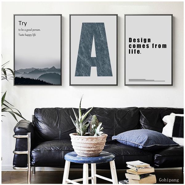 nordic posters and print wall art canvas painting alphabet letters poster mountain peak wall pictures for living room decoration
nordic posters and print wall art canvas painting alphabet letters poster mountain peak wall pictures for living room decoration