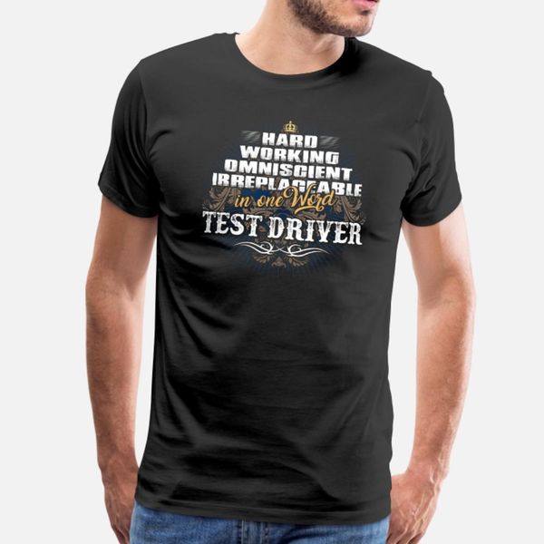 s for men job test driver t shirt men customize cotton o-neck male fitness new fashion spring standard shirt 
s for men job test driver t shirt men customize cotton o-neck male fitness new fashion spring standard shirt