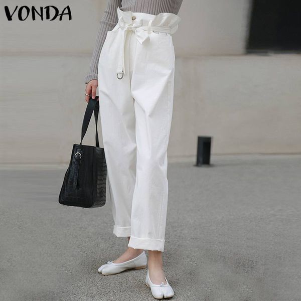 solid pants women'trousers 2020 vonda casual loose zipper pantalon high elastic waist palazzo female belt pants plus size, Black;white
solid pants women'trousers 2020 vonda casual loose zipper pantalon high elastic waist palazzo female belt pants plus size, Black;white