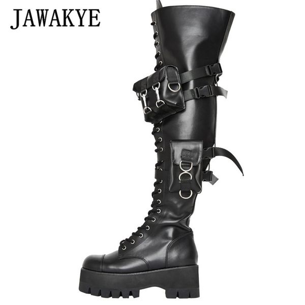 boots belt stretch pant women punk thigh high nightclub shoes pocket black leather combat gothic platform woman
boots belt stretch pant women punk thigh high nightclub shoes pocket black leather combat gothic platform woman