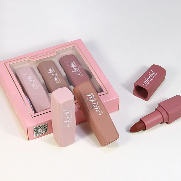 hengfang velvet lipstick is not easy to fade women's xue sheng kuan gift lipstick three loaded set gift box makeup
hengfang velvet lipstick is not easy to fade women's xue sheng kuan gift lipstick three loaded set gift box makeup
