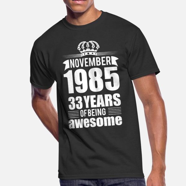ноябрь 1985 33 years of being потрясающие лет тенниска мужчины character с коротким рукавом o-образным вырезом мужской симпатичные смешные л, White;black
ноябрь 1985 33 years of being потрясающие лет тенниска мужчины character с коротким рукавом o-образным вырезом мужской симпатичные смешные л, White;black