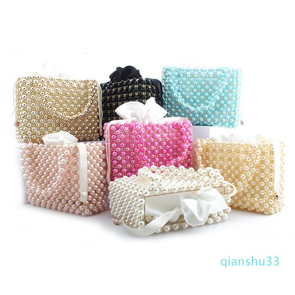 wholesale- pearl beads pack hand-beaded evening bag banquet bag lady pearls woven handbag a generation of fat
wholesale- pearl beads pack hand-beaded evening bag banquet bag lady pearls woven handbag a generation of fat