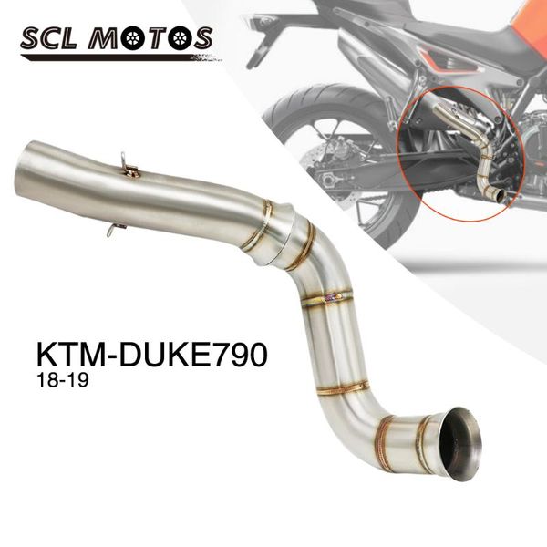scl motos 1 set motorcycle stainless steel exhaust middle pipe link pipe connector full system for 790 duke790 2020-2020
scl motos 1 set motorcycle stainless steel exhaust middle pipe link pipe connector full system for 790 duke790 2020-2020