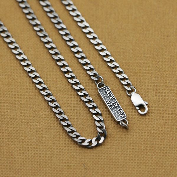925 sterling silver retro simple wild influx fashion sweater chain pendant necklace for men and women
925 sterling silver retro simple wild influx fashion sweater chain pendant necklace for men and women
