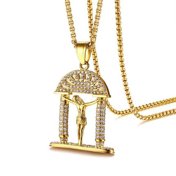 stainless steel hip hop jesus christ rhinestone pendant necklace gold god jesus bless necklaces jewelry with 60cm rolo chain, Silver
stainless steel hip hop jesus christ rhinestone pendant necklace gold god jesus bless necklaces jewelry with 60cm rolo chain, Silver