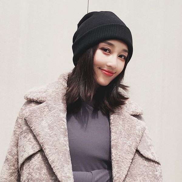 winter cashmere bonnet for women knitted gorros ladies solid thick warm hats fashion winter women's black hats and beanies, Blue;gray
winter cashmere bonnet for women knitted gorros ladies solid thick warm hats fashion winter women's black hats and beanies, Blue;gray