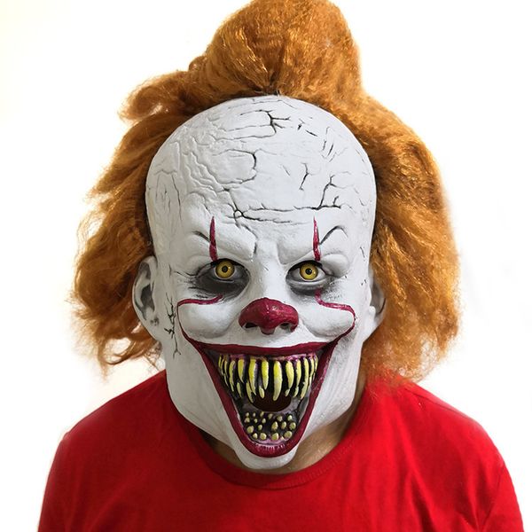 new design halloween creepy horror movie mask costume party latex scary clown mask with brown hair
new design halloween creepy horror movie mask costume party latex scary clown mask with brown hair
